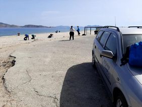 Aufräum-Aktion am Strand von Kos